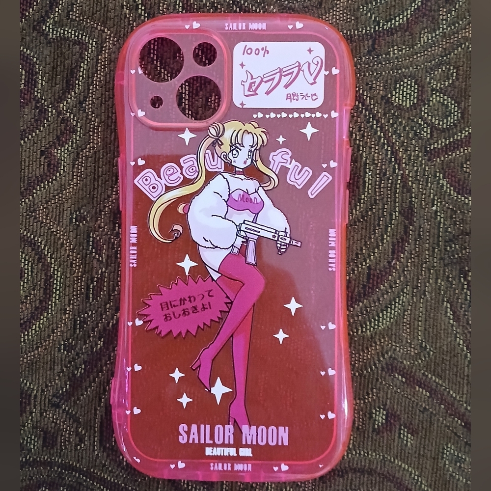 Sailor Moon Pink iPhone Case. IP13-6.1 - Picture 12 of 13